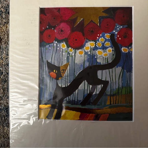 Colorful Cat Art Print - Picture 4 of 9